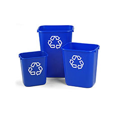 Trash Cans and Recycling Contain